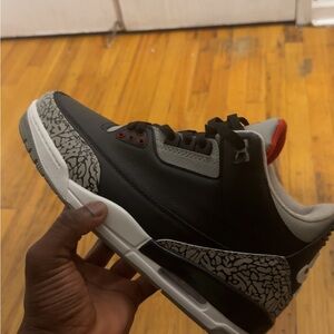 Jordan 3 black cement size 11